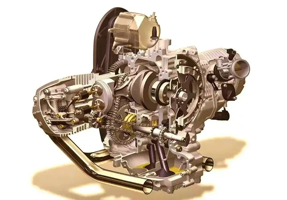 Мотоцикл электр энергиясын беру және беріліс редукторы