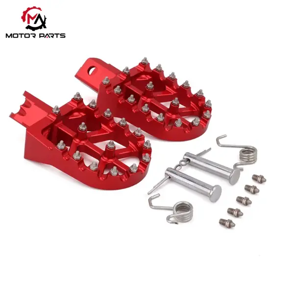 Sur-Ron Light Bee CRF150F CRF230F кір велосипедінің аяқ тіректеріне арналған CNC алюминий аяқ ілгектері