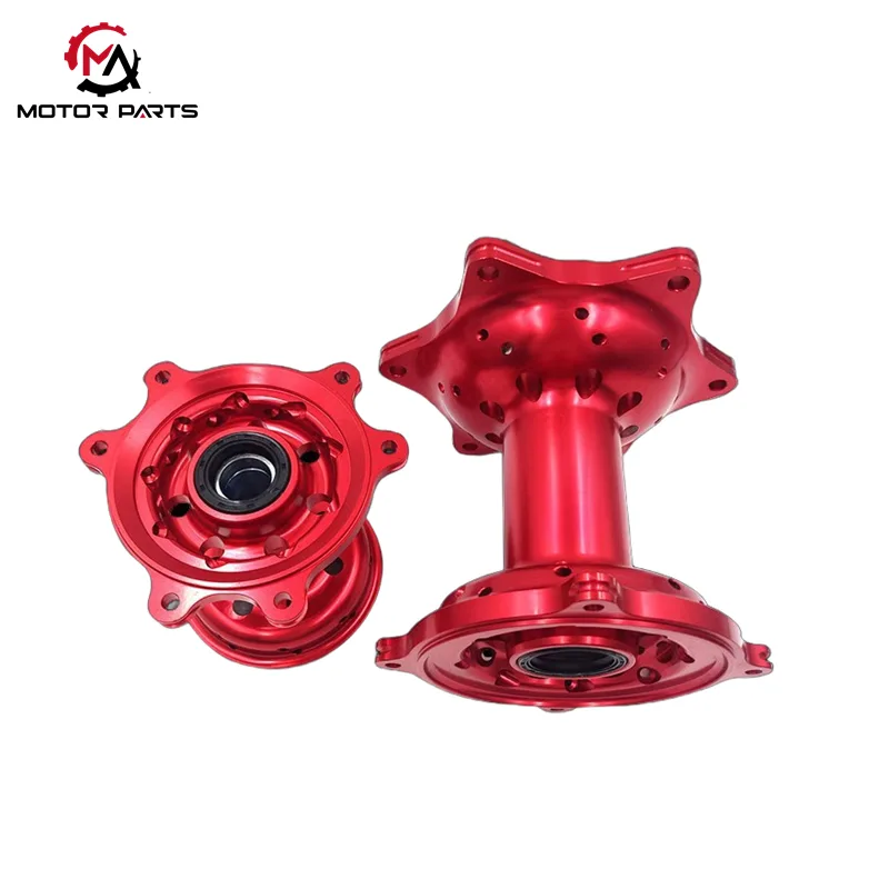 Honda CRF250R CRF450R үшін CNC алюминий алдыңғы және артқы доңғалақ хабы жинағы