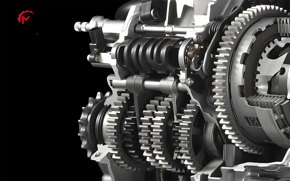 Motorcycle transmission components